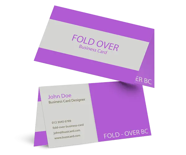 Fold-Over Business Cards