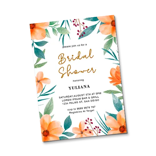 bridal shower invitation