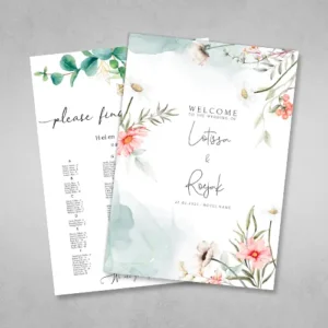 wedding sign