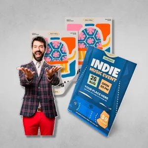 Custom Posters printing in variety of formats including mounted posters and lifesize cutouts