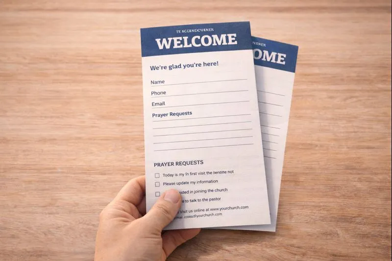 church connection cards