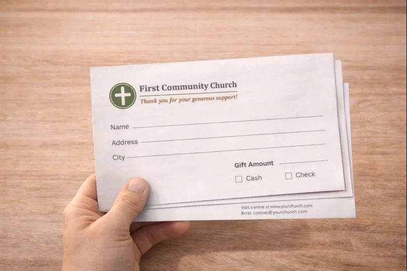 church donation envelopes