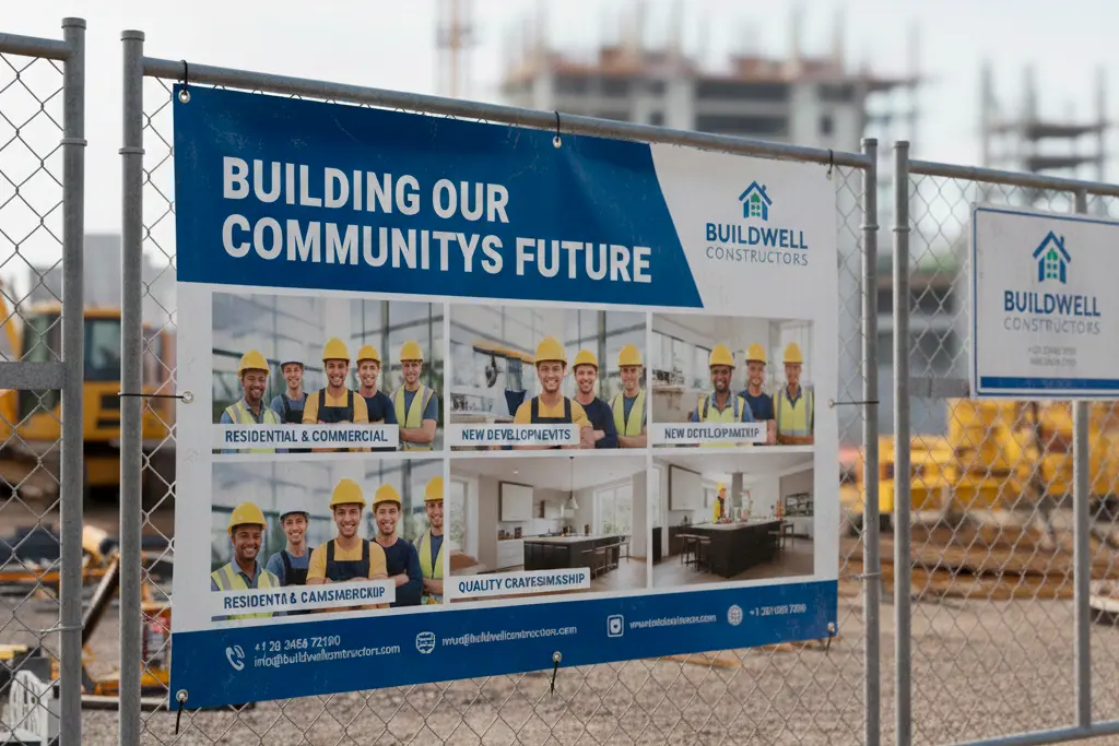 contractor poject banners