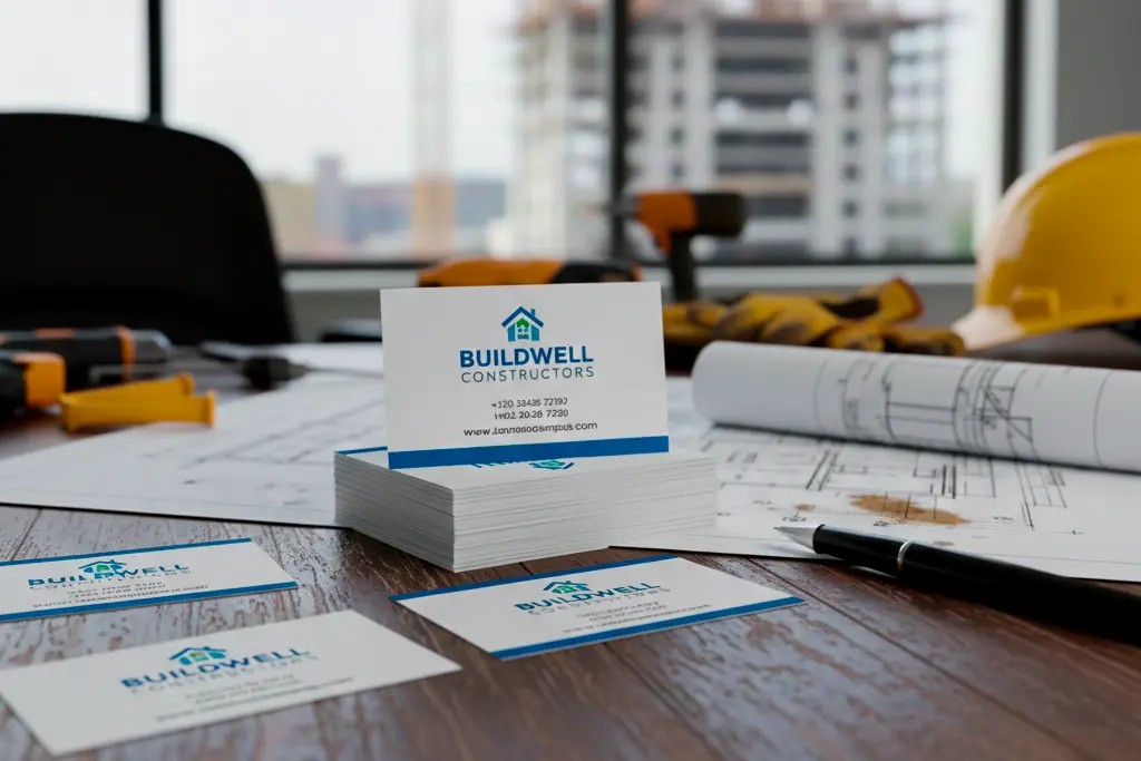 contractors business cards
