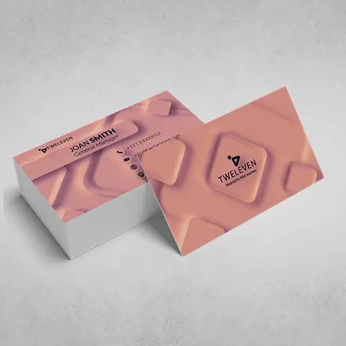 business cards soft touch