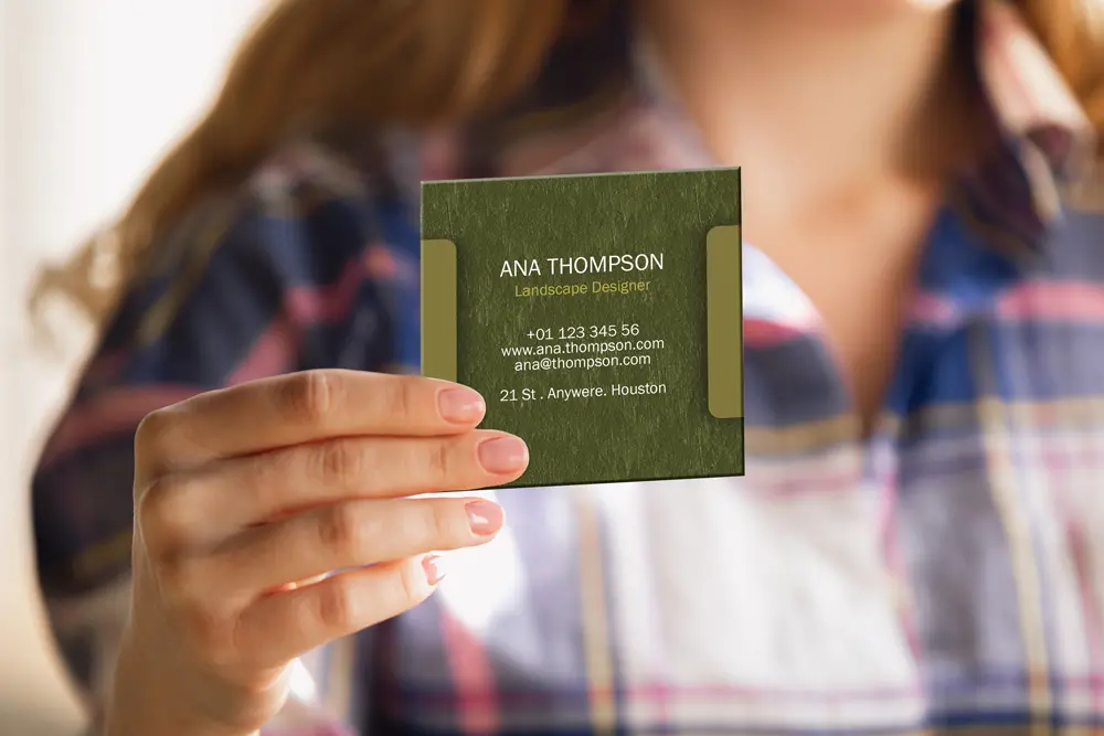 square business cards